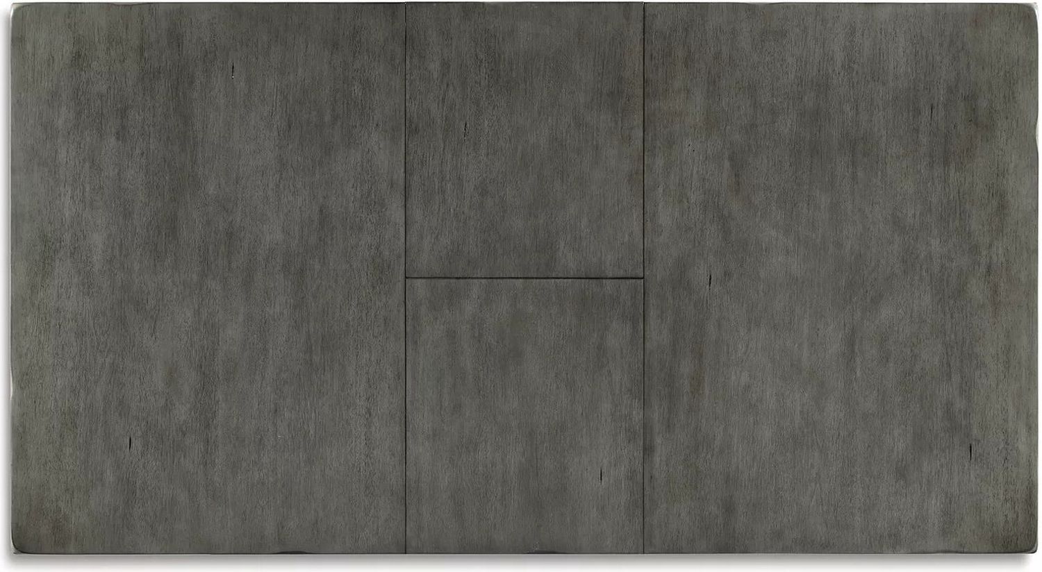 Hallanden Gray Rectangular Dining Room Butterfly Extendable Table D58935