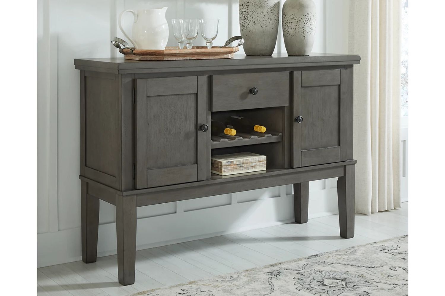 Hallanden Gray Dining Room Server D58960