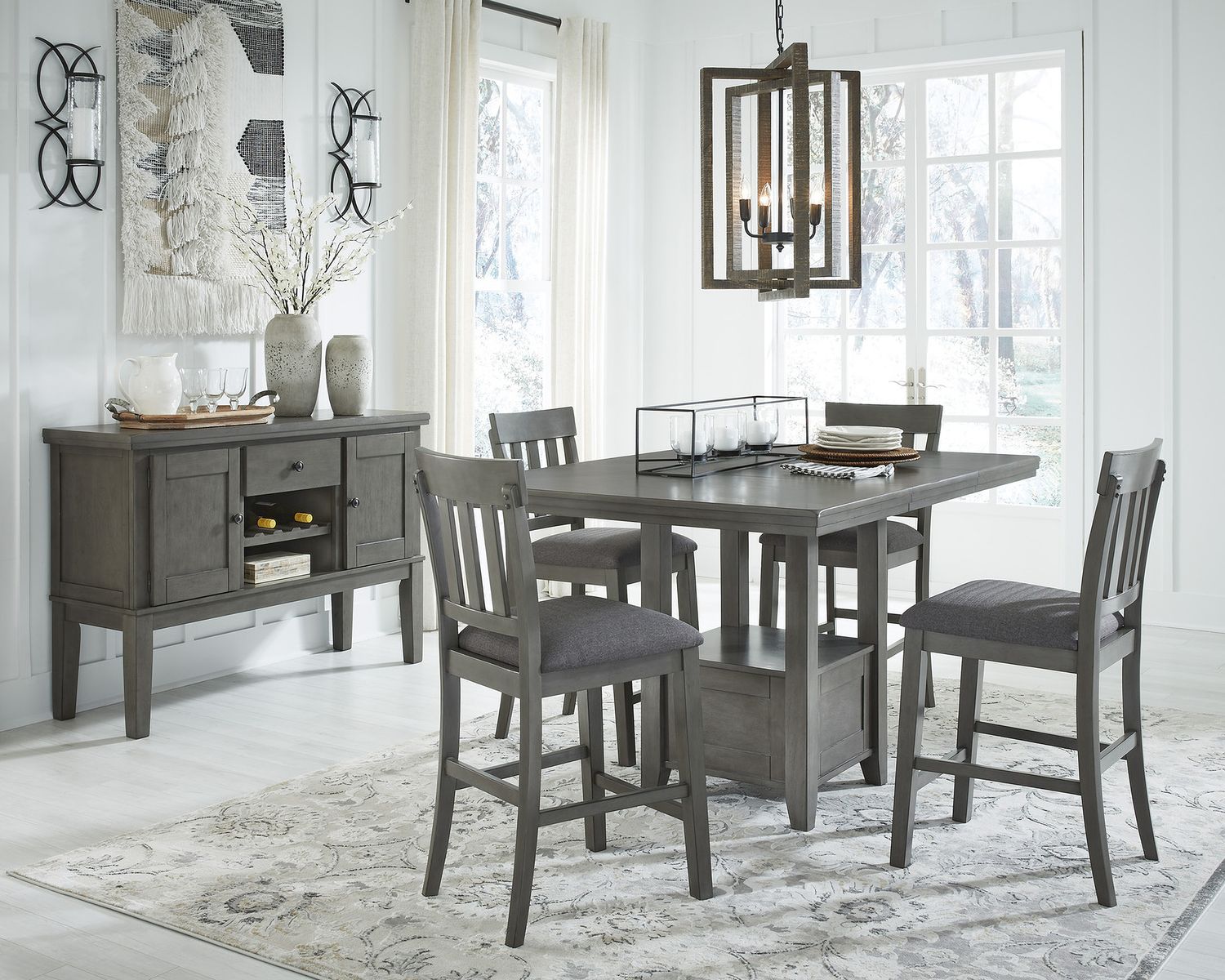 Hallanden Gray Dining Room Server D58960