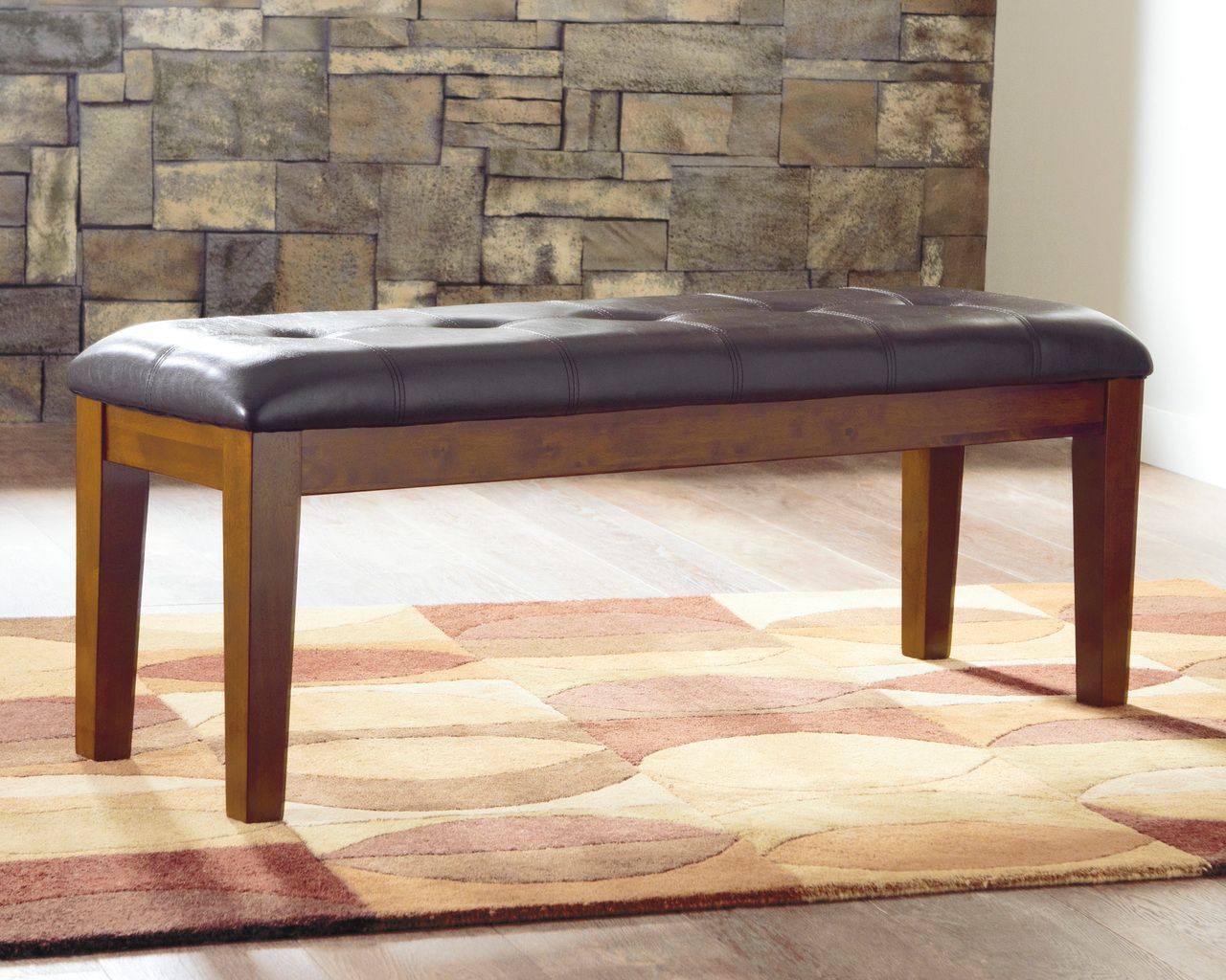 Ralene Large Upholstered Dining Room Bench D59400