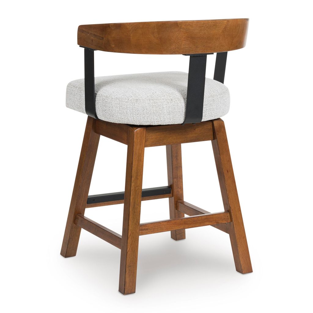 Ralene Counter Height Barstool Set of 2 In Medium Brown D594224