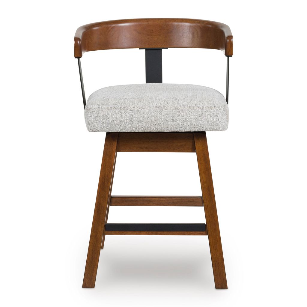 Ralene Counter Height Barstool Set of 2 In Medium Brown D594224