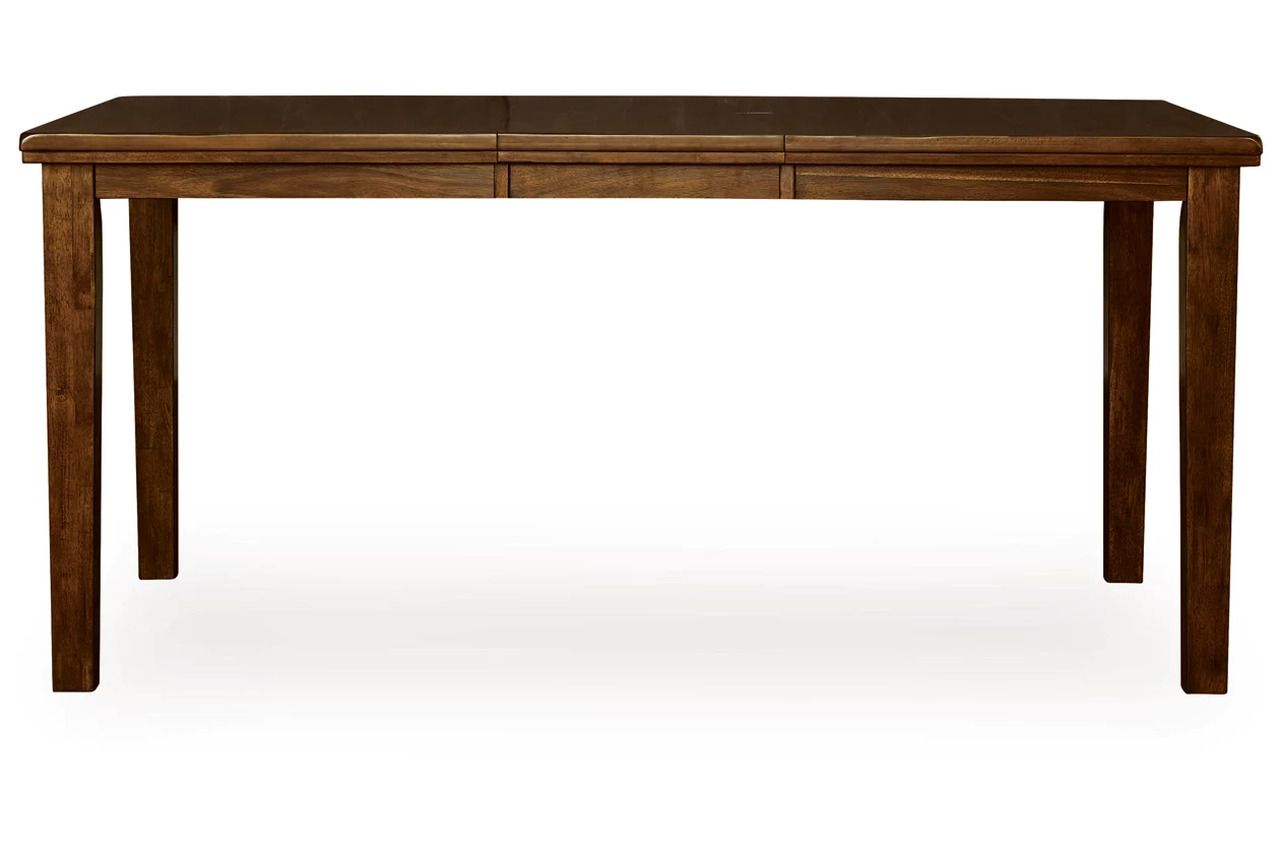 Ralene Counter Height Dining Extension Table In Medium Brown D59432