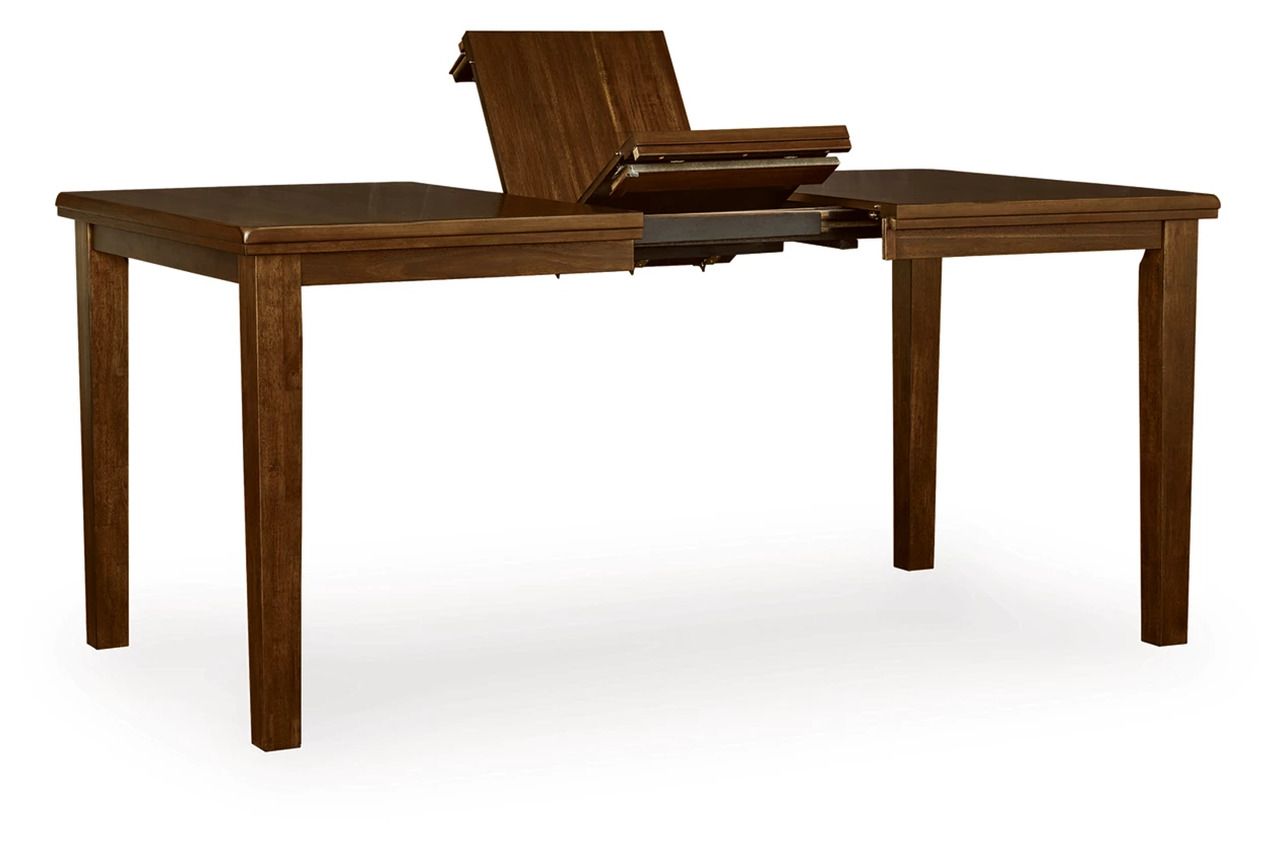 Ralene Counter Height Dining Extension Table In Medium Brown D59432