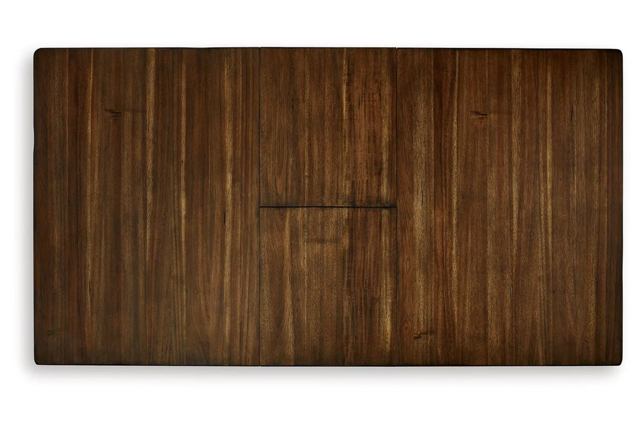 Ralene Counter Height Dining Extension Table In Medium Brown D59432