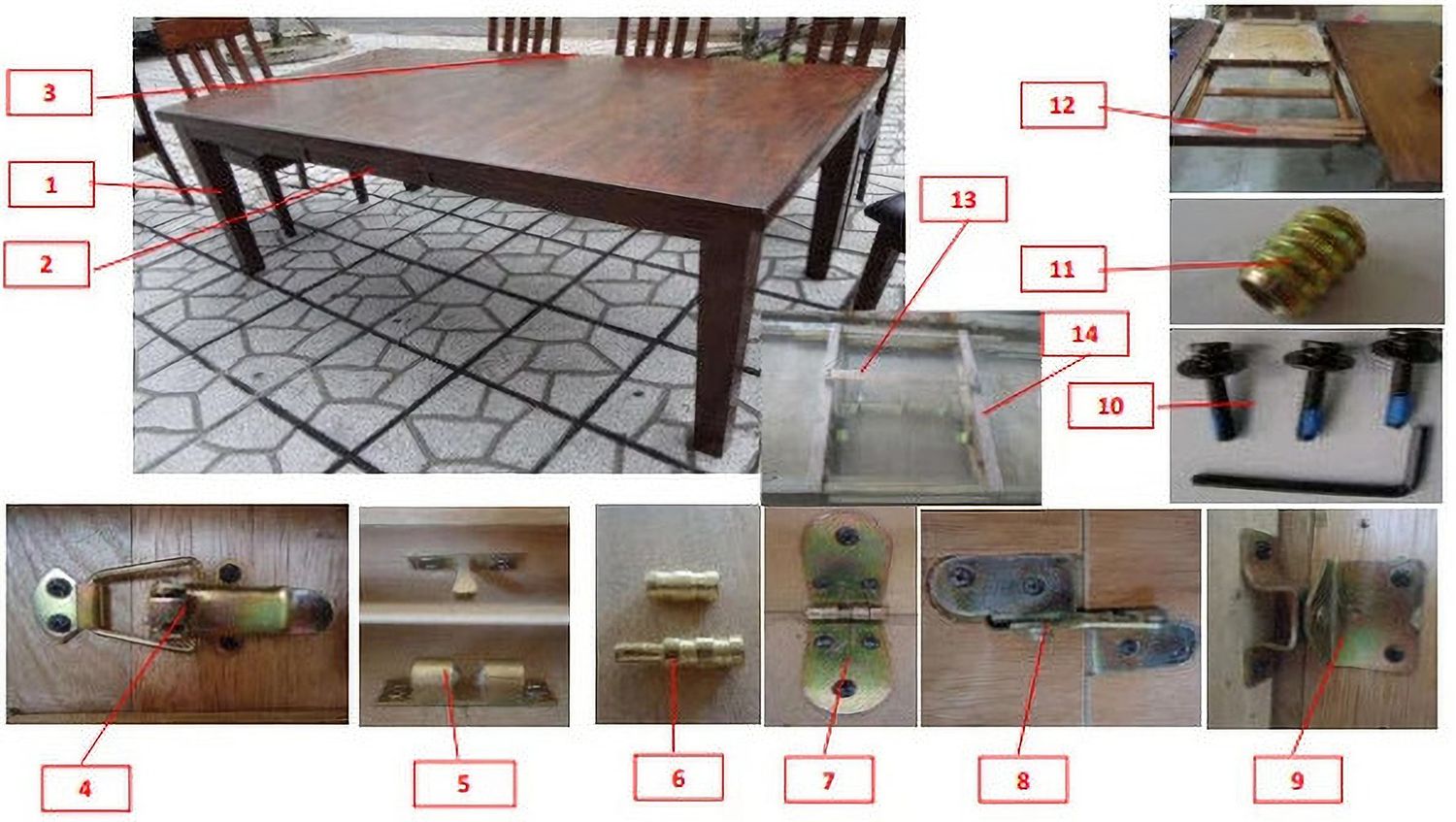 Ralene Rectangular Butterfly Extension Table D59435