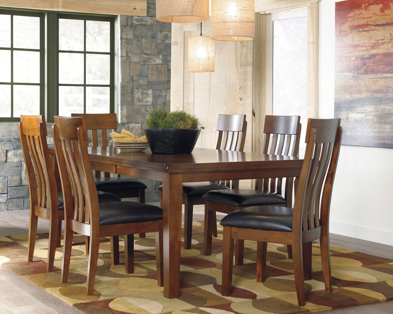 Ralene Rectangular Butterfly Extension Table D59435