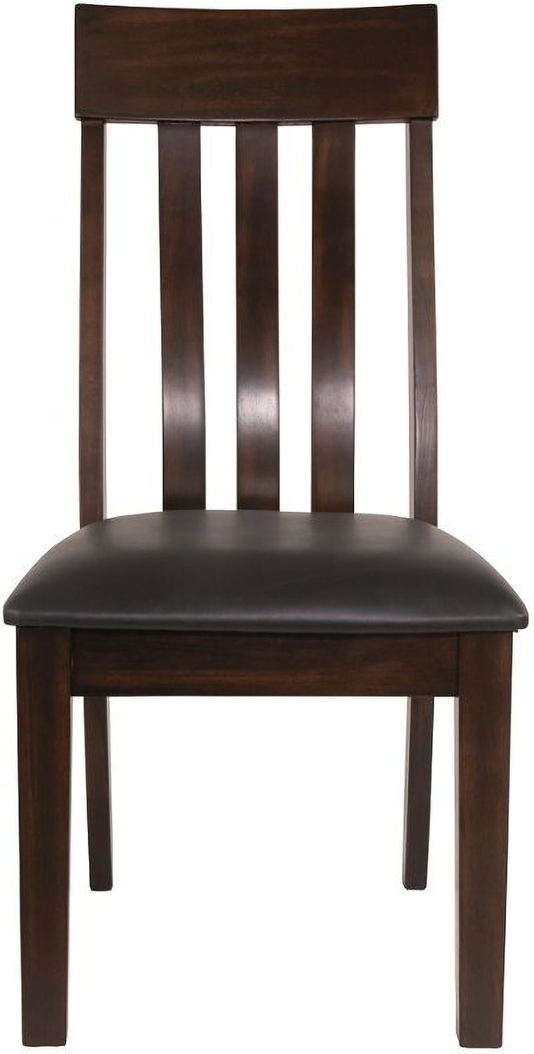 Haddigan Dark Brown Dining Upholstered Side Chair Set Of 2 D59601