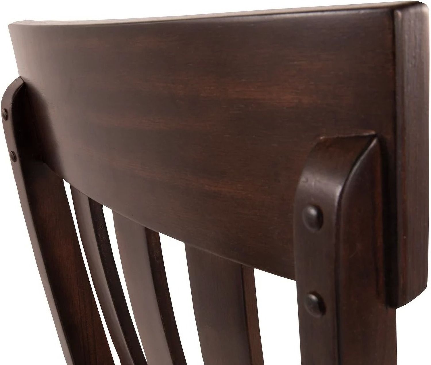 Haddigan Dark Brown Dining Upholstered Side Chair Set Of 2 D59601