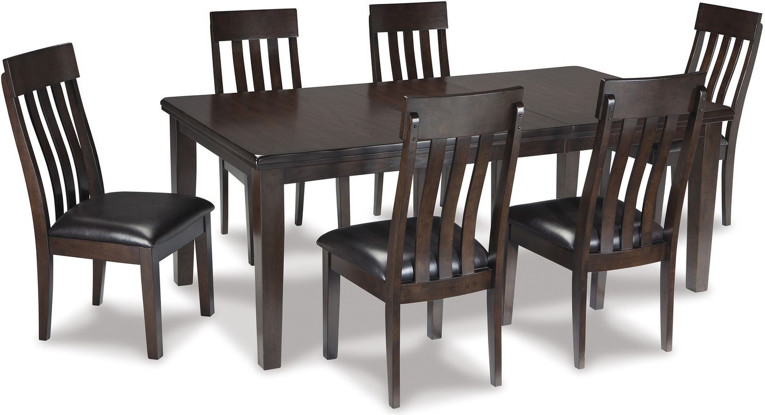 Haddigan Dark Brown Dining Upholstered Side Chair Set Of 2 D59601
