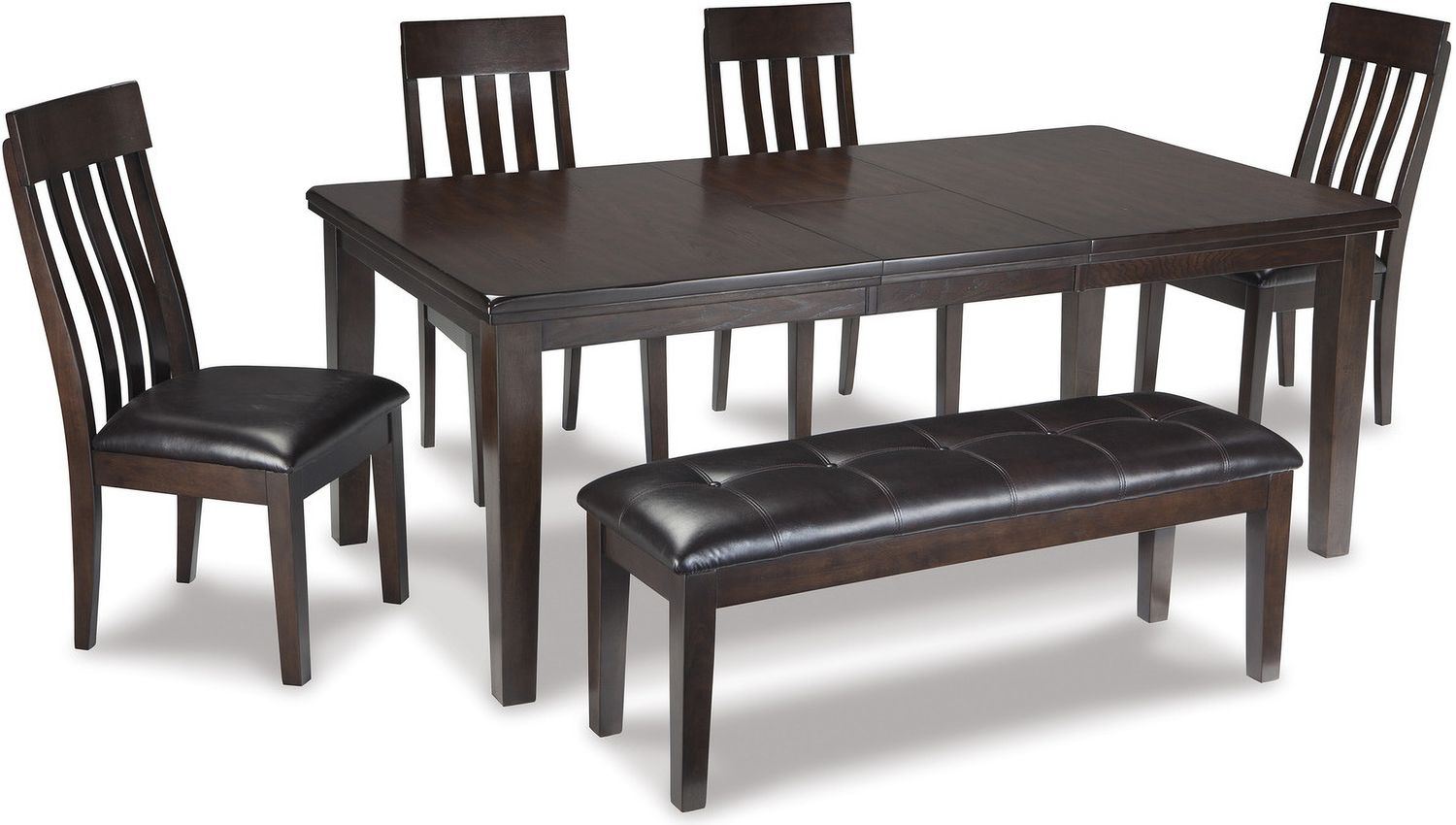Haddigan Dark Brown Dining Upholstered Side Chair Set Of 2 D59601