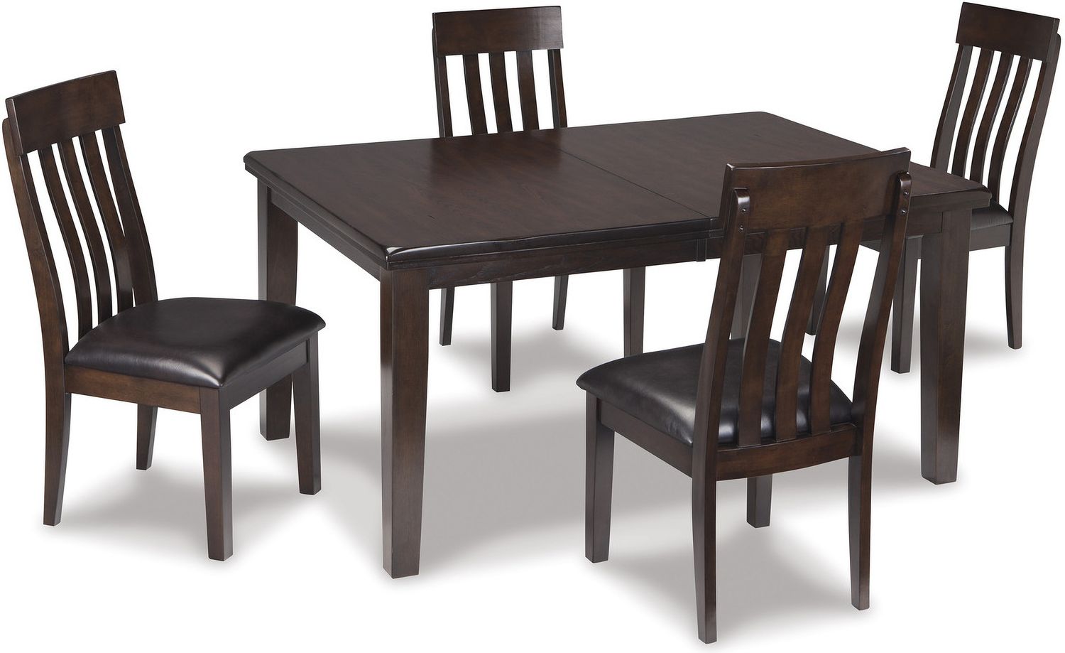 Haddigan Dark Brown Dining Upholstered Side Chair Set Of 2 D59601