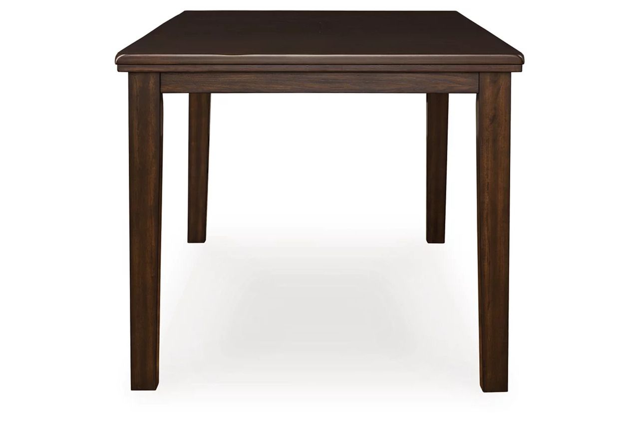Haddigan Counter Height Dining Extension Table In Dark Brown D59632