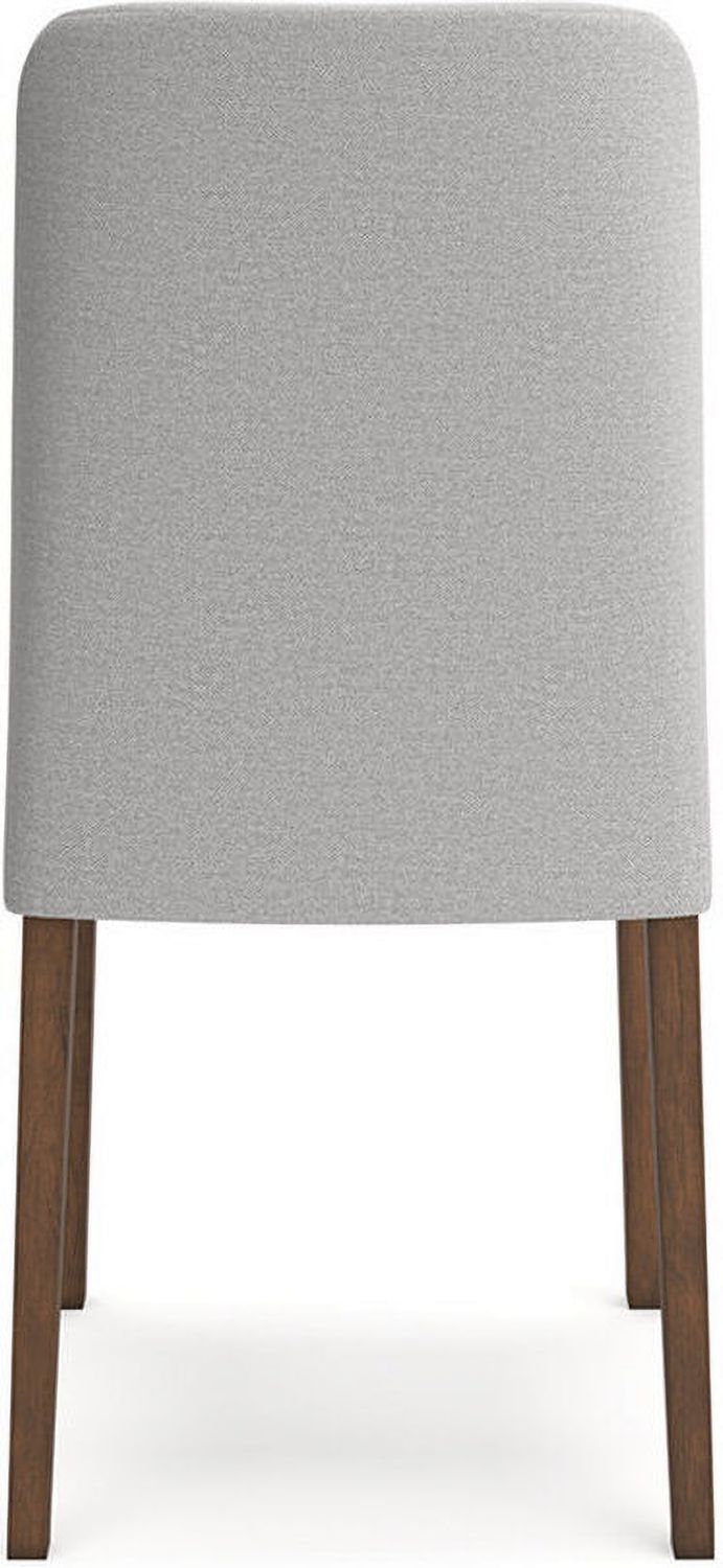 Lyncott Gray And Brown Dining Upholstered Side Chair Set Of 2 D61501