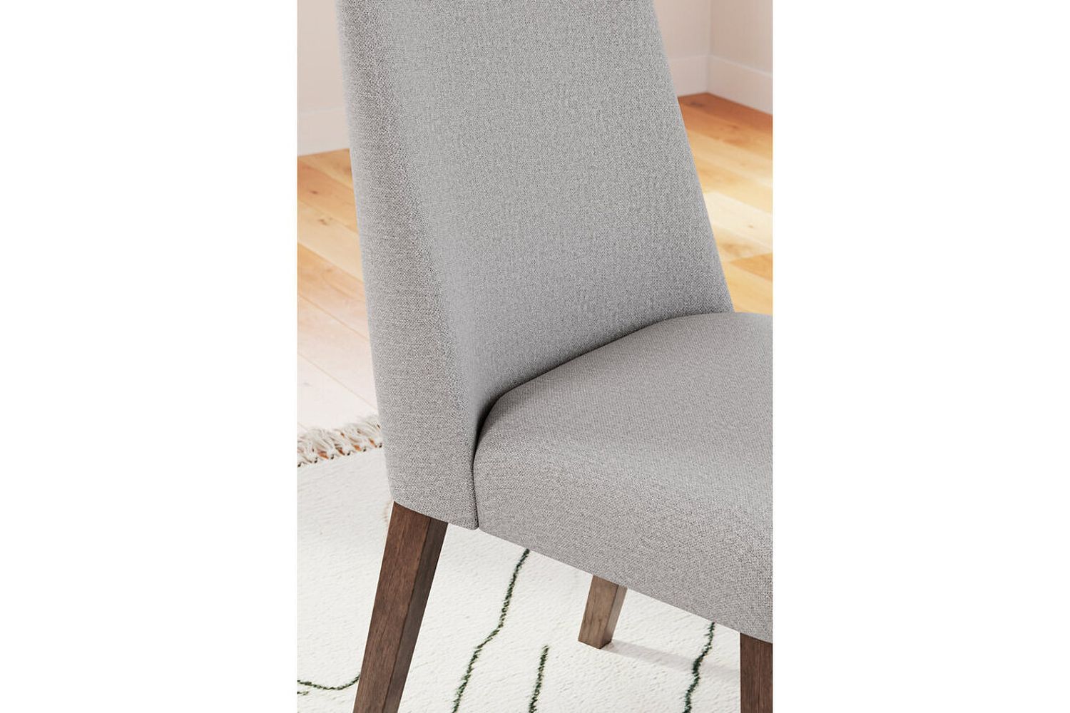 Lyncott Gray And Brown Dining Upholstered Side Chair Set Of 2 D61501