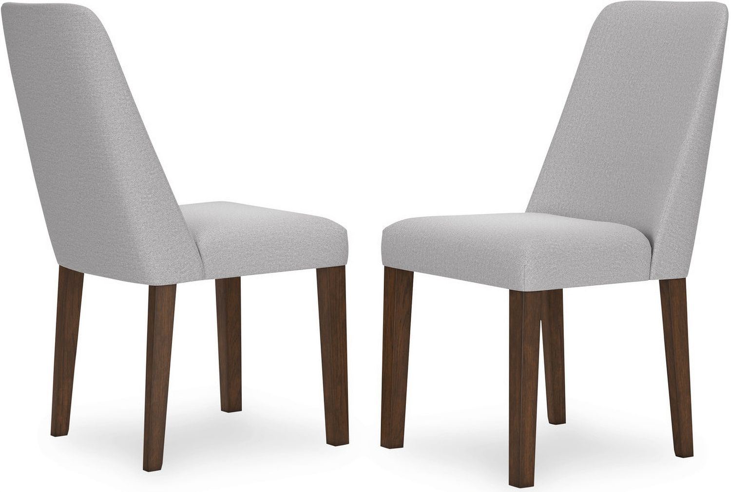 Lyncott Gray And Brown Dining Upholstered Side Chair Set Of 2 D61501