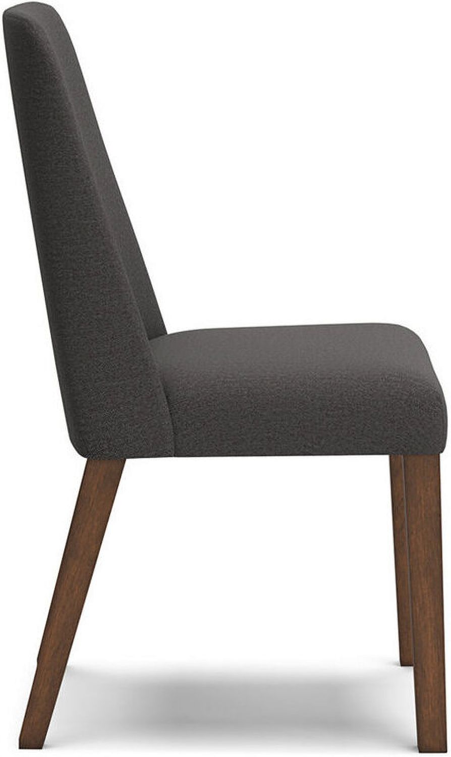 Lyncott Charcoal And Brown Dining Upholstered Side Chair Set Of 2 D61502