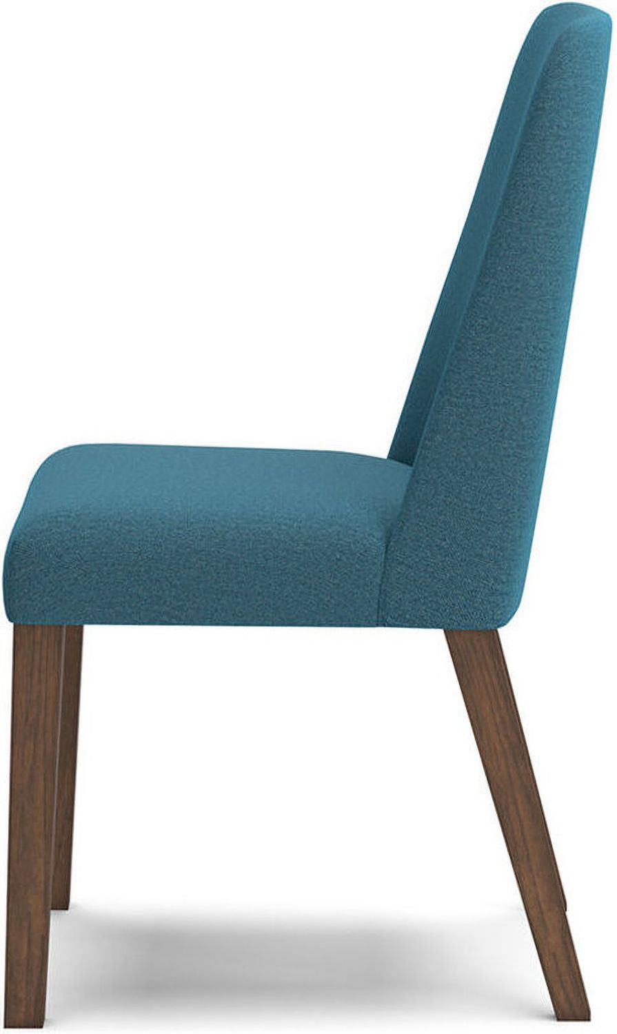 Lyncott Blue And Brown Dining Upholstered Side Chair Set Of 2 D61503