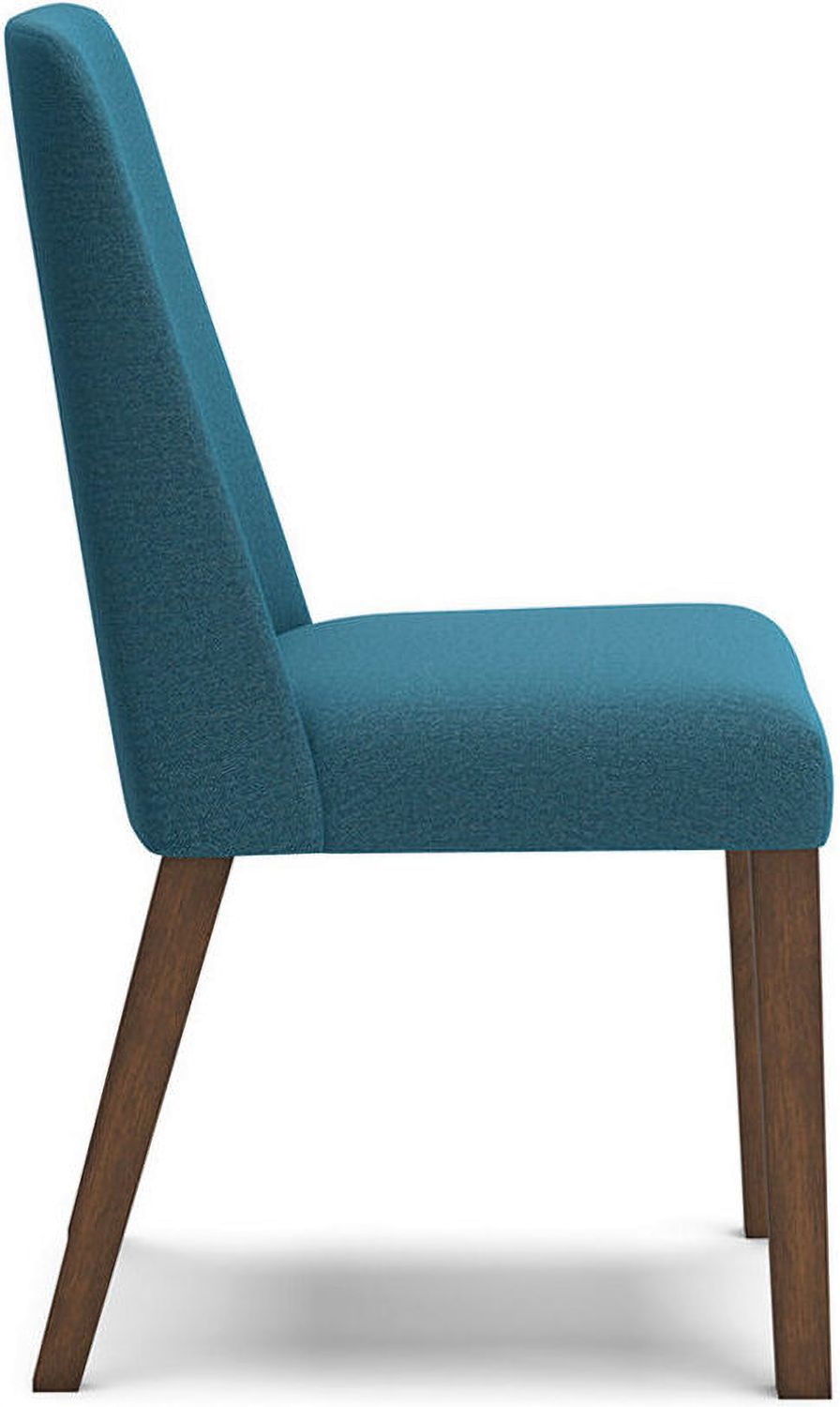 Lyncott Blue And Brown Dining Upholstered Side Chair Set Of 2 D61503