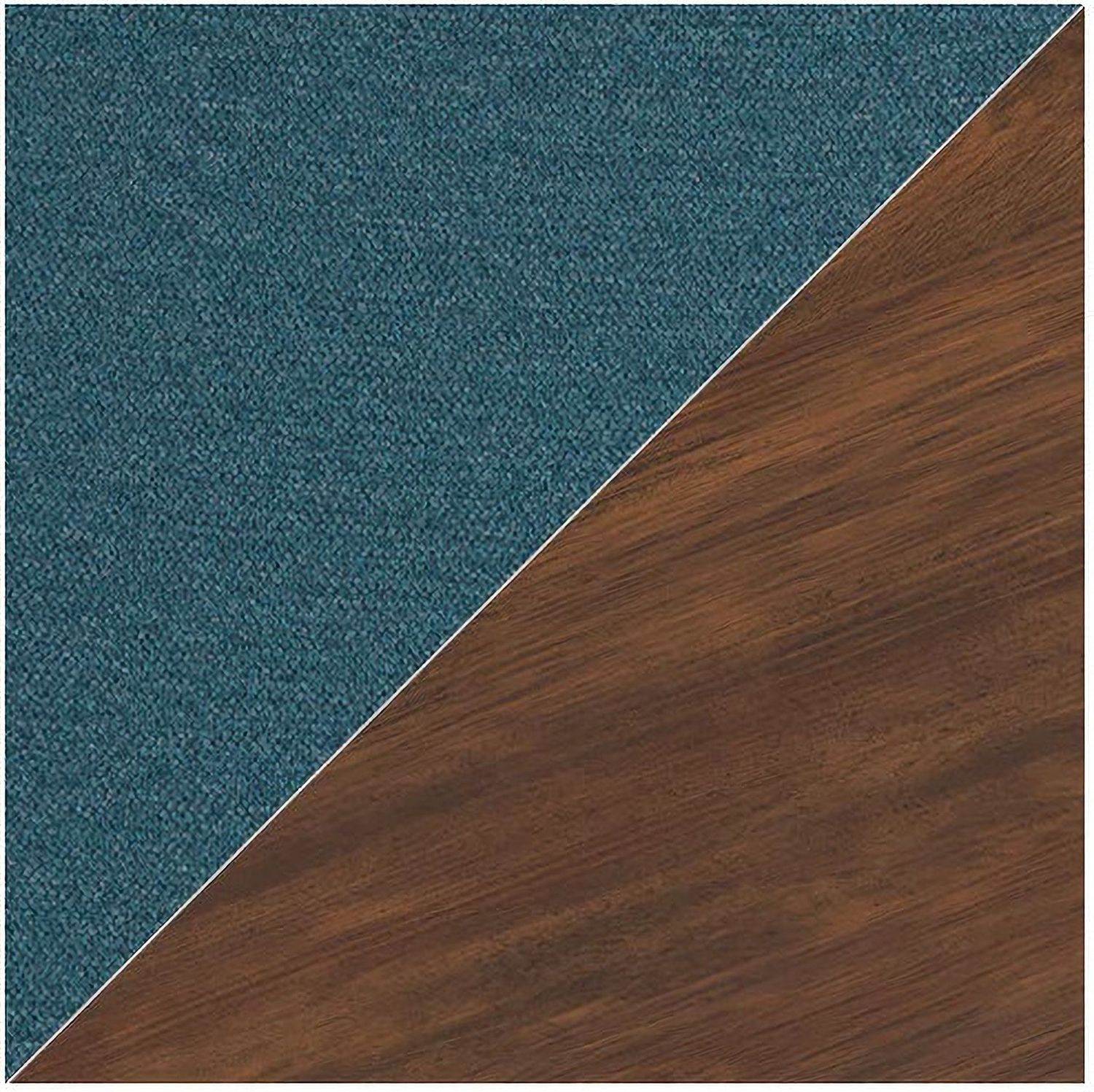 Lyncott Blue And Brown Dining Upholstered Side Chair Set Of 2 D61503