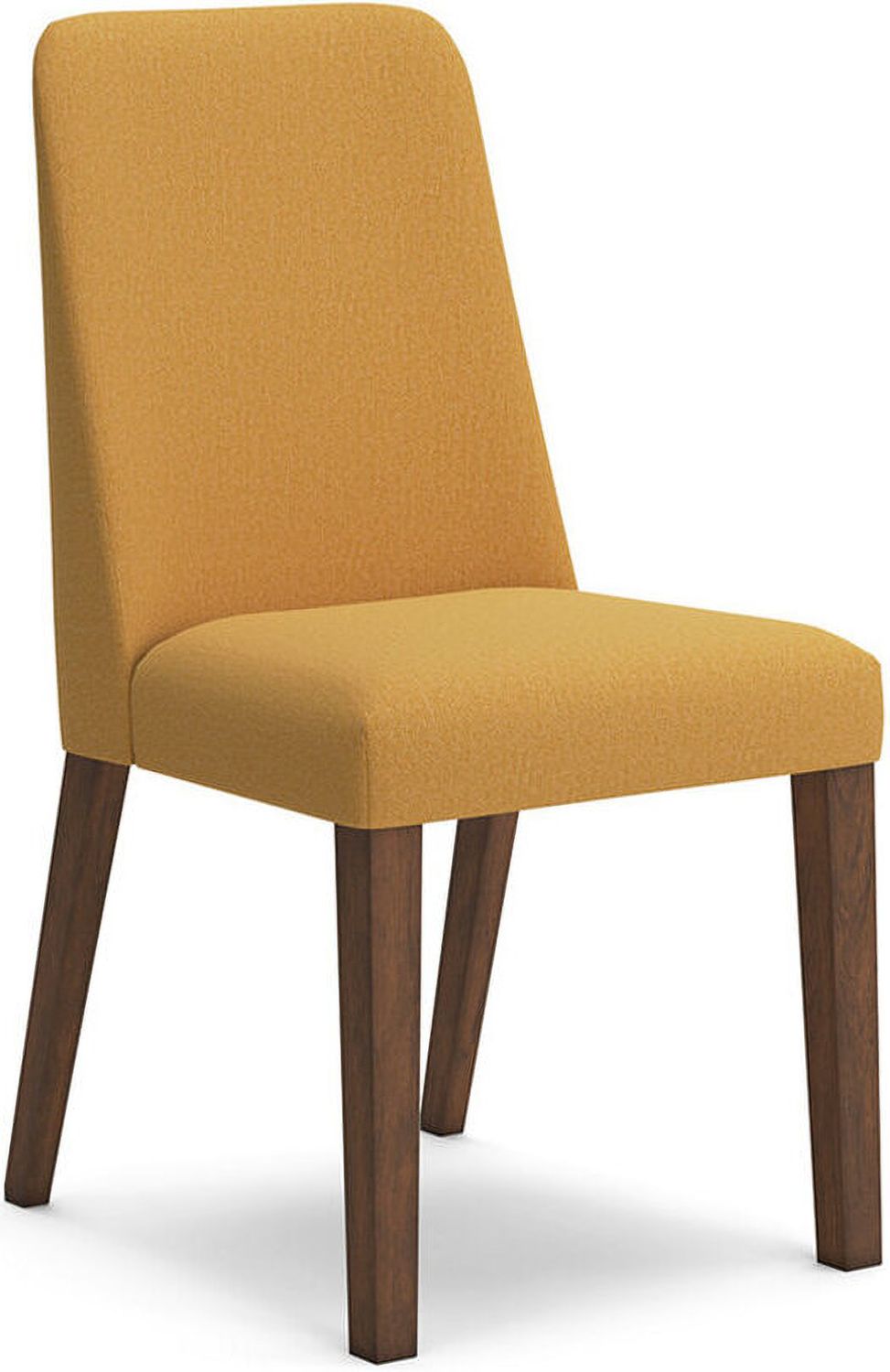 Lyncott Mustard And Brown Dining Upholstered Side Chair Set Of 2 D61504