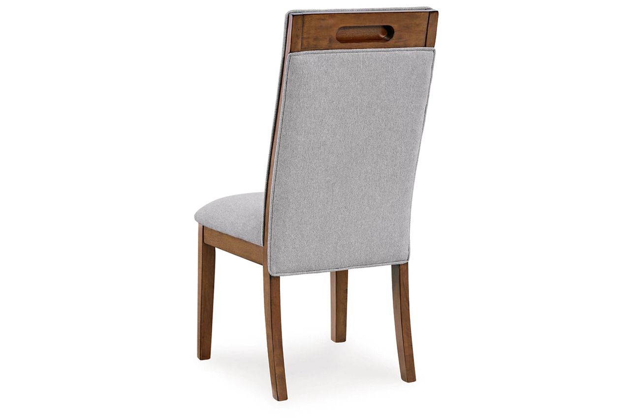 Lyncott Dining Chair Set of 2 In Beige and Brown D61505