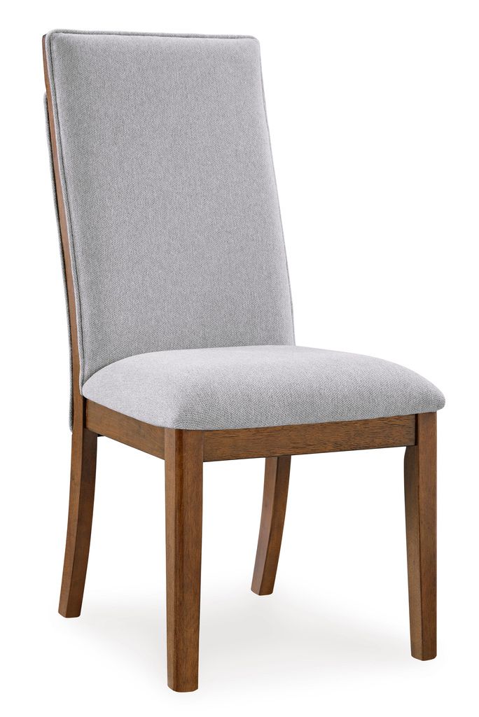 Lyncott Dining Chair Set of 2 In Beige and Brown D61505