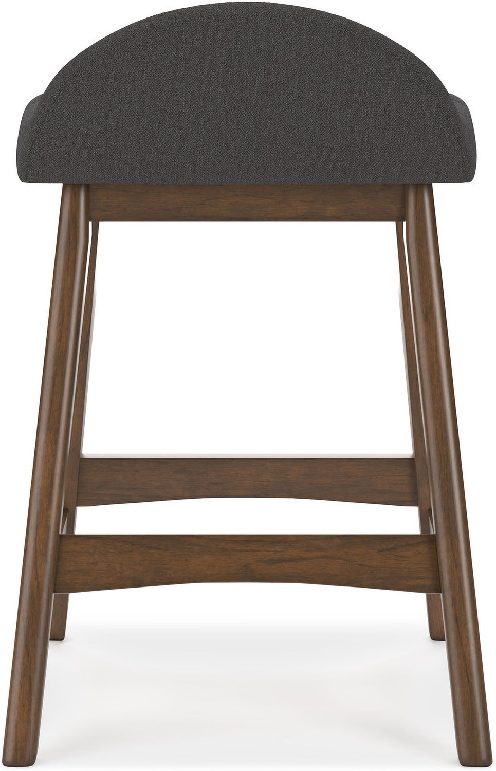 Lyncott Charcoal And Brown Upholstered Barstool Set Of 2 D615224