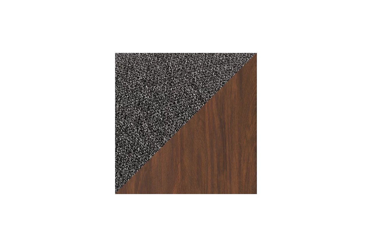 Lyncott Charcoal And Brown Upholstered Barstool Set Of 2 D615224
