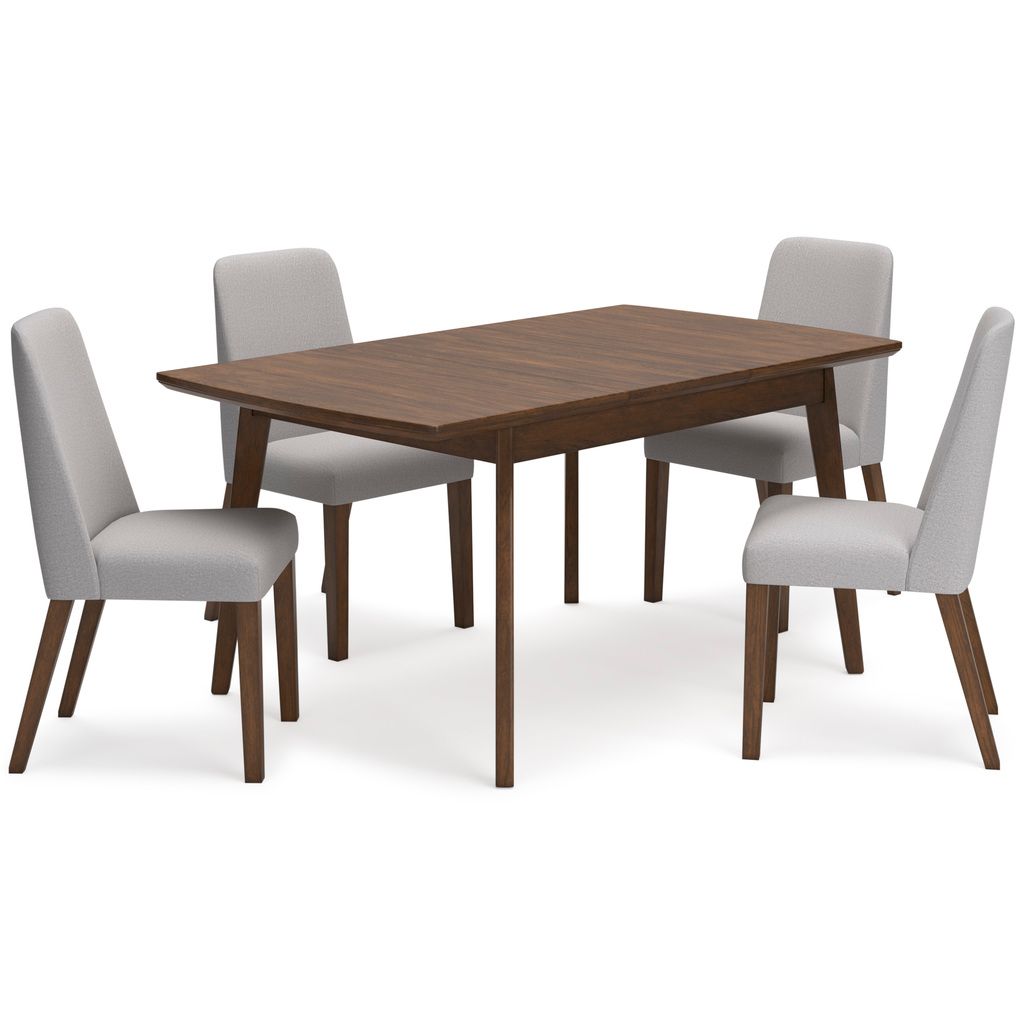 Lyncott Brown Rectangular Butterfly Ext Table D61535