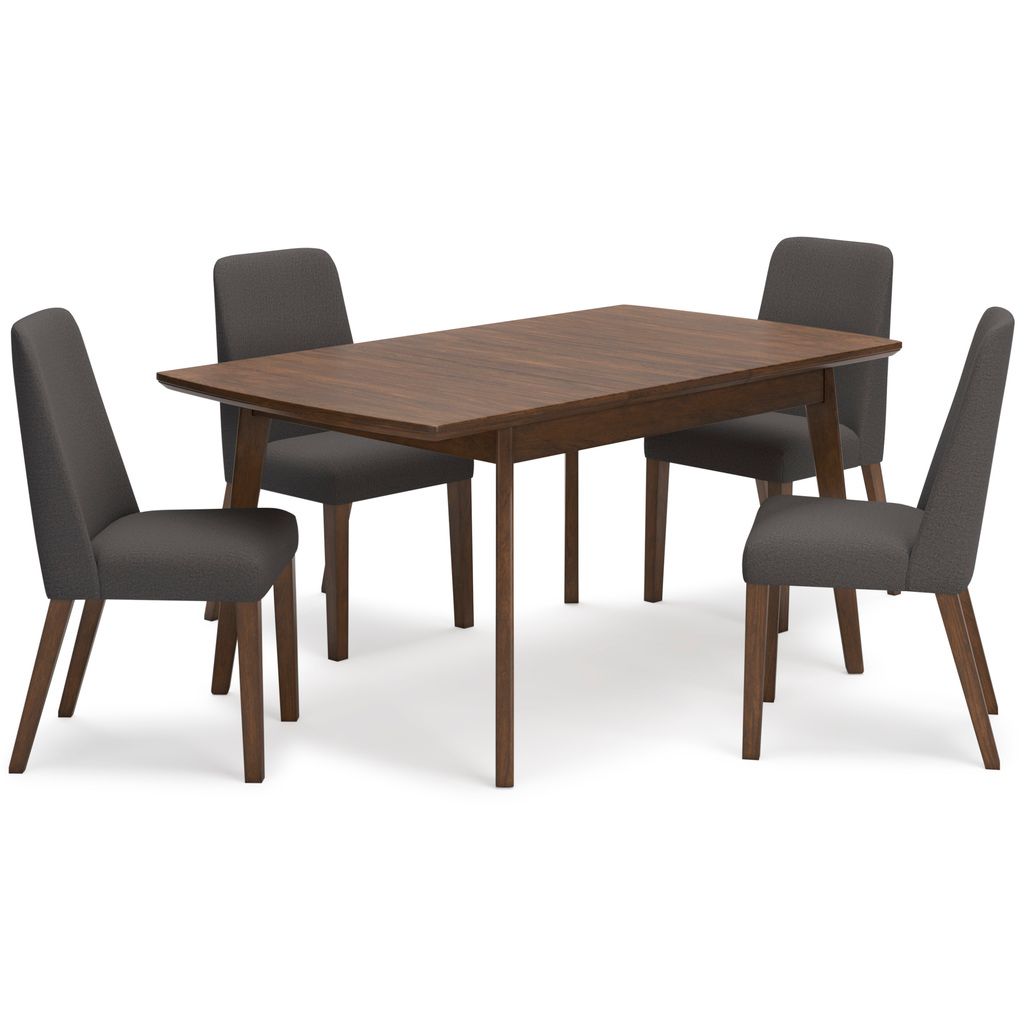 Lyncott Brown Rectangular Butterfly Ext Table D61535
