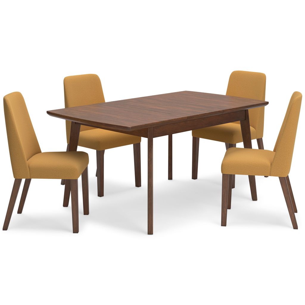Lyncott Brown Rectangular Butterfly Ext Table D61535