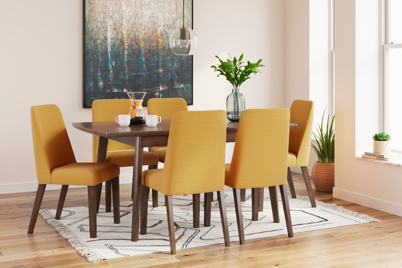 Lyncott Brown Rectangular Butterfly Ext Table D61535