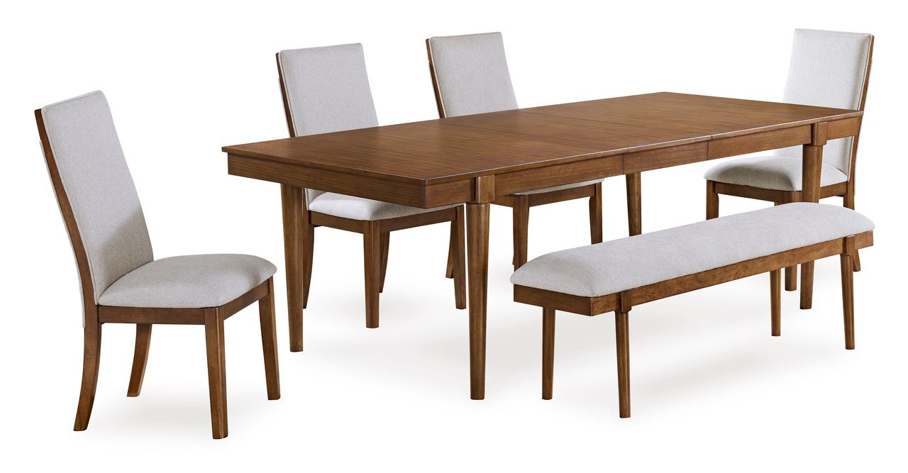 Lyncott Dining Extension Table In Brown D61545
