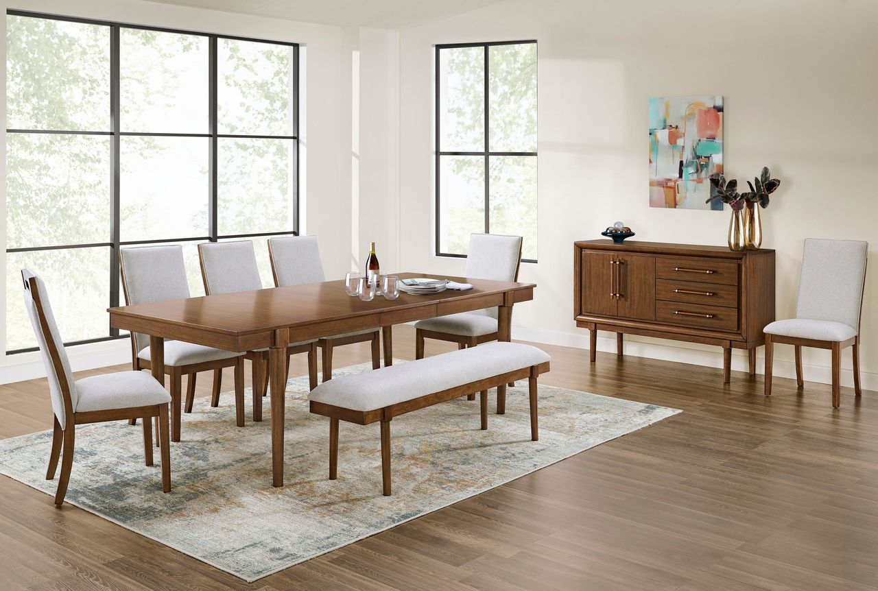Lyncott Dining Extension Table In Brown D61545