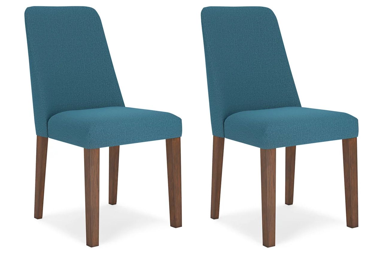 Lyncott Extension Dining Room Set In Blue and Brown D615D27