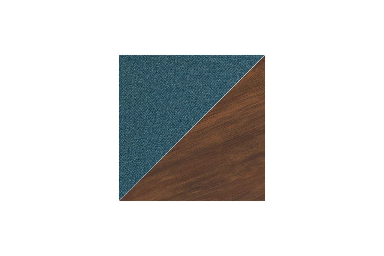 Lyncott Extension Dining Room Set In Blue and Brown D615D27