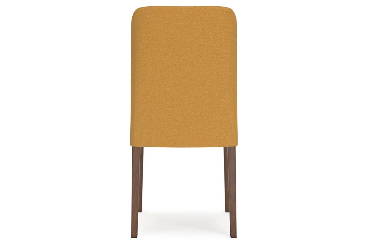 Lyncott Extension Dining Room Set In Mustard and Brown D615D29