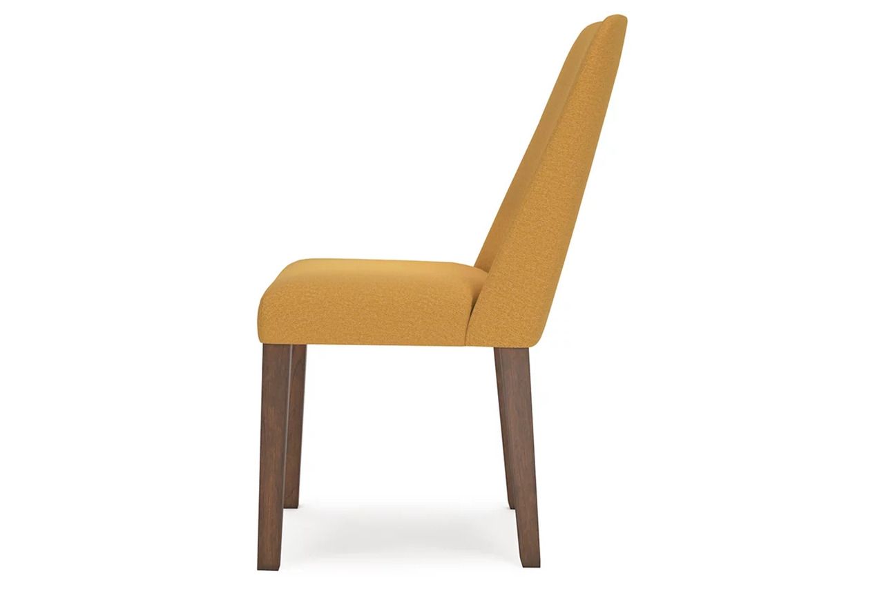 Lyncott Extension Dining Room Set In Mustard and Brown D615D29
