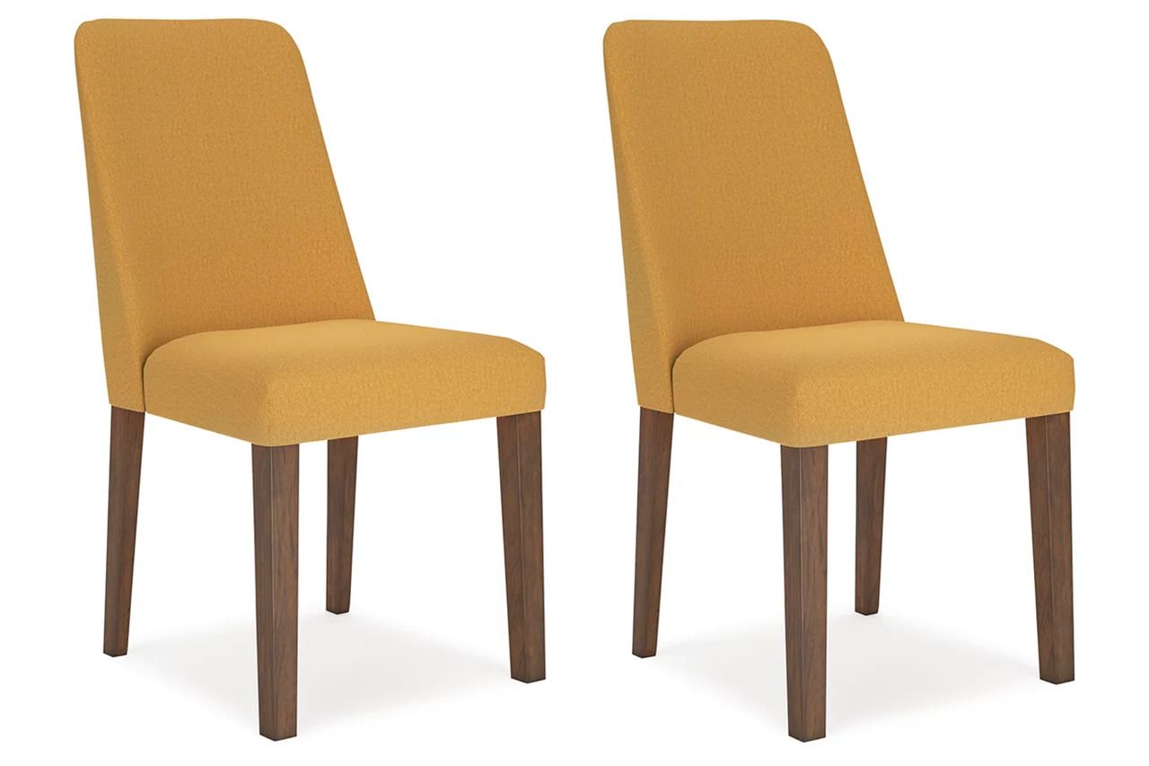 Lyncott Extension Dining Room Set In Mustard and Brown D615D29