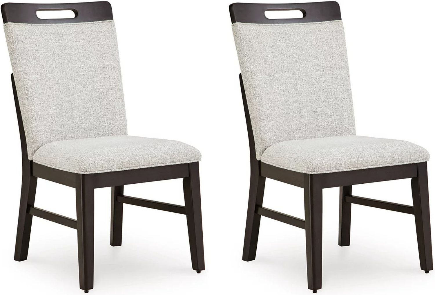 Neymorton Dining Chair Set of 2 In Gray and Brown D61801
