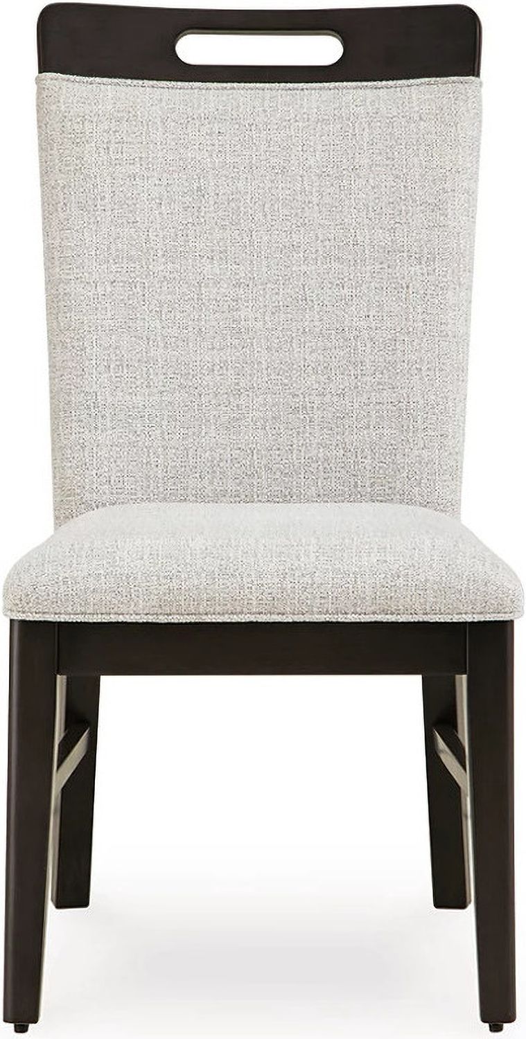Neymorton Dining Chair Set of 2 In Gray and Brown D61801