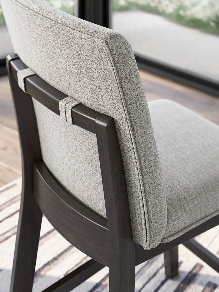 Neymorton Counter Height Barstool Set of 2 In Dark Grayish Brown D618124