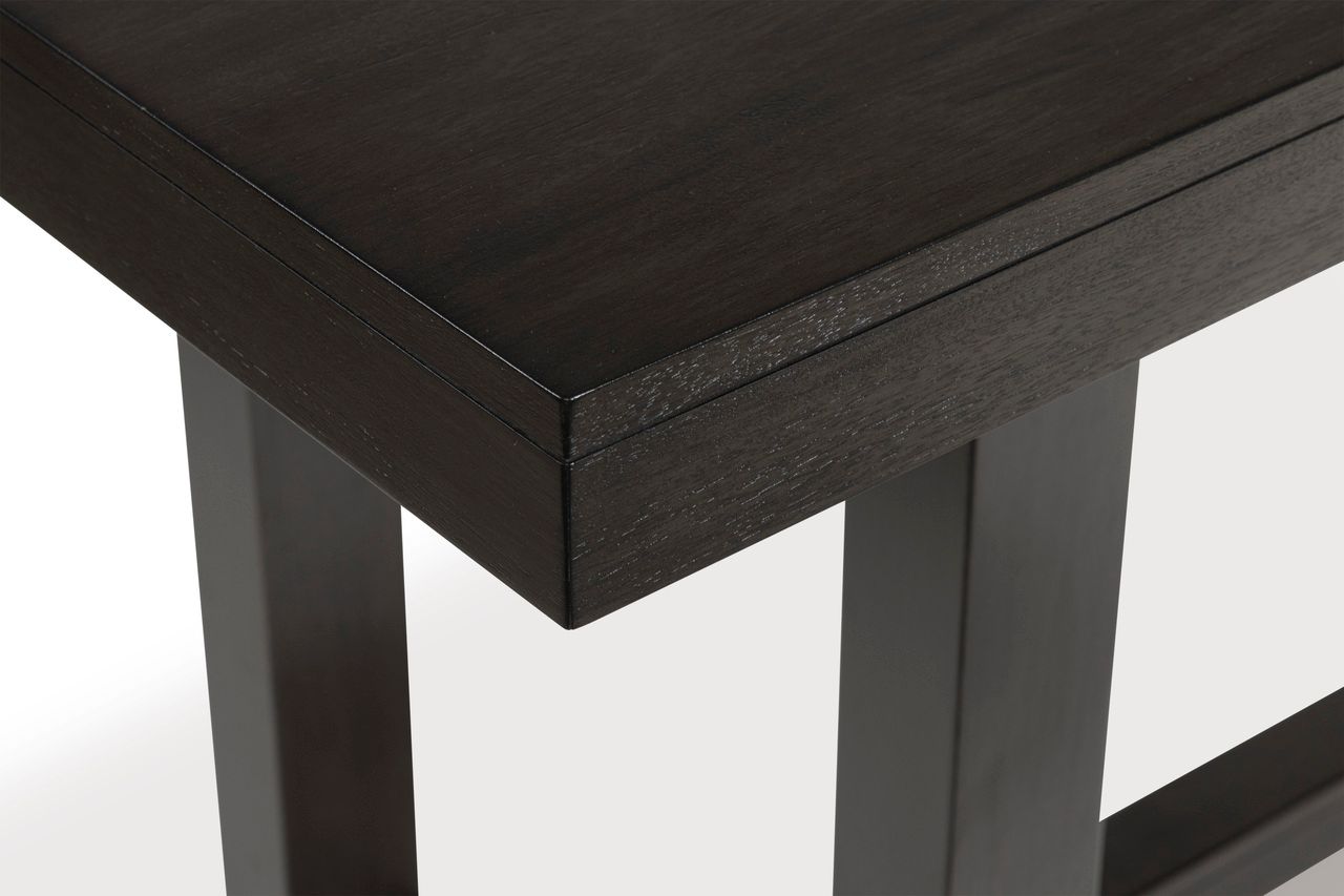 Neymorton Counter Height Dining Table In Dark Grayish Brown D61813