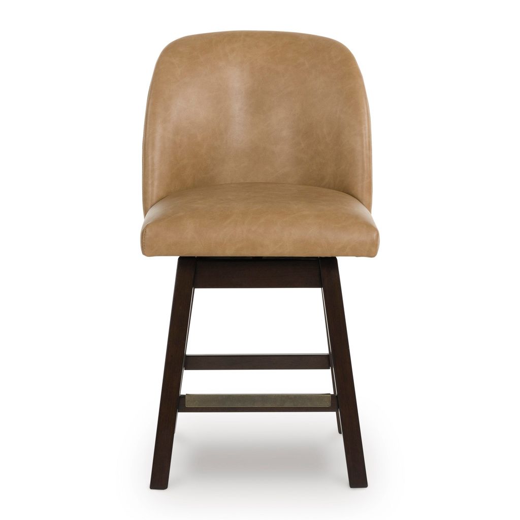 Neymorton Counter Height Barstool Set of 2 In Brown D618324