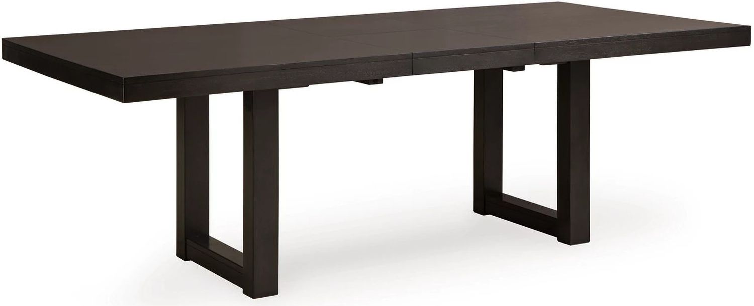 Neymorton Dining Extension Table In Grayish Brown D61835