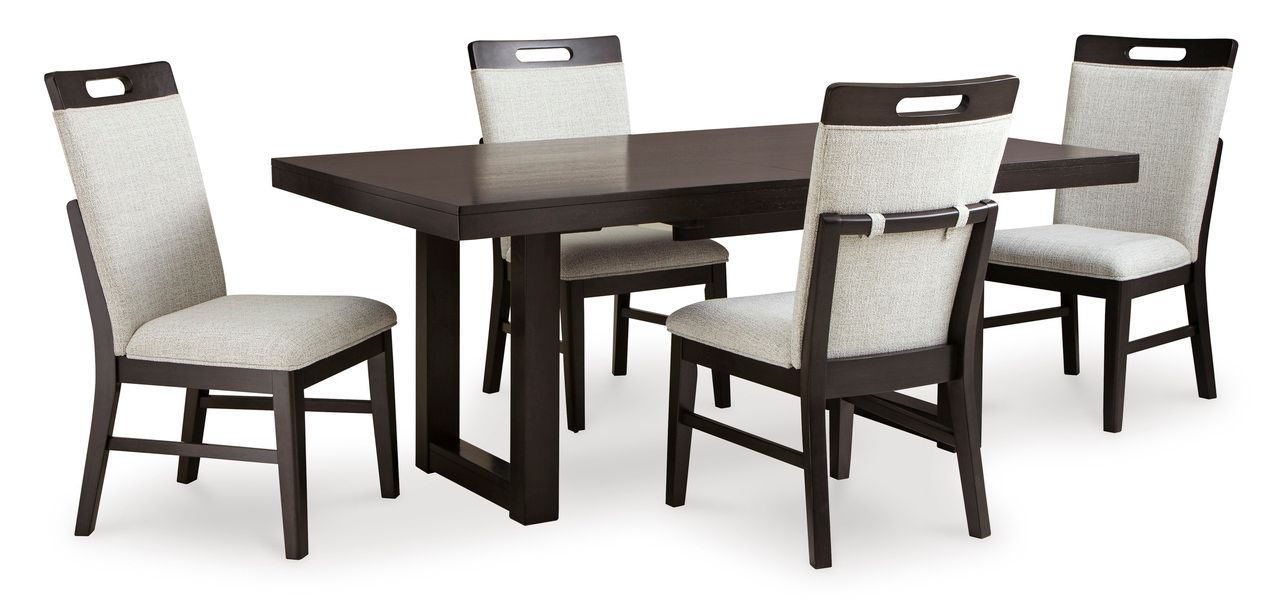 Neymorton Dining Extension Table In Grayish Brown D61835