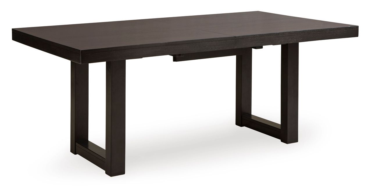 Neymorton Dining Room Set In Dark Grayish Brown D618D4