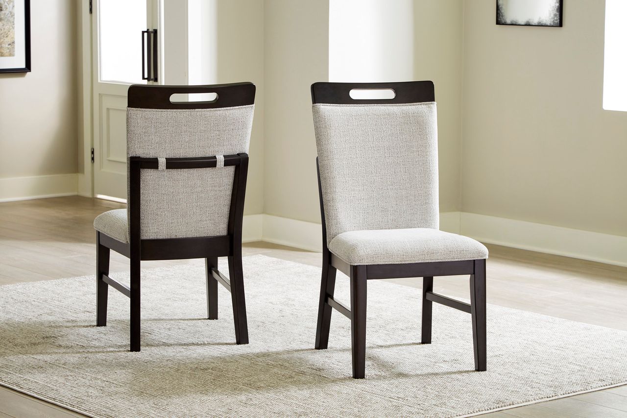 Neymorton Dining Room Set In Dark Grayish Brown D618D4