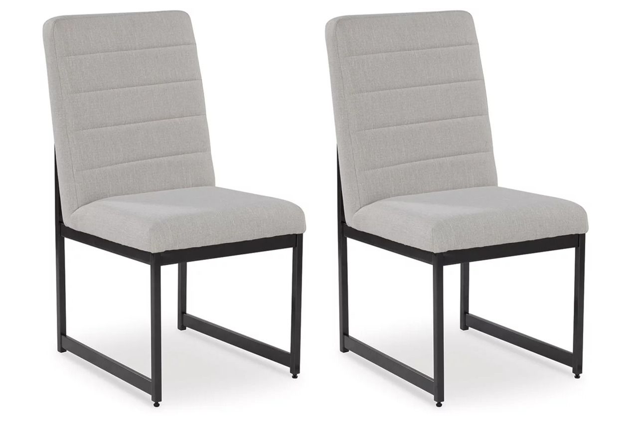 Tomtyn Dining Chair Set of 2 In Light Brown D62201